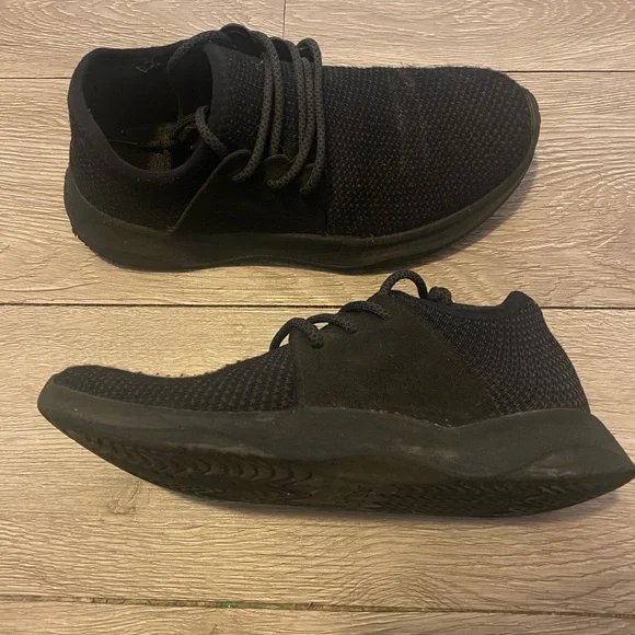 Vessi Black Everyday Knit Lace-Up Sneakers - Picture 4 of 7